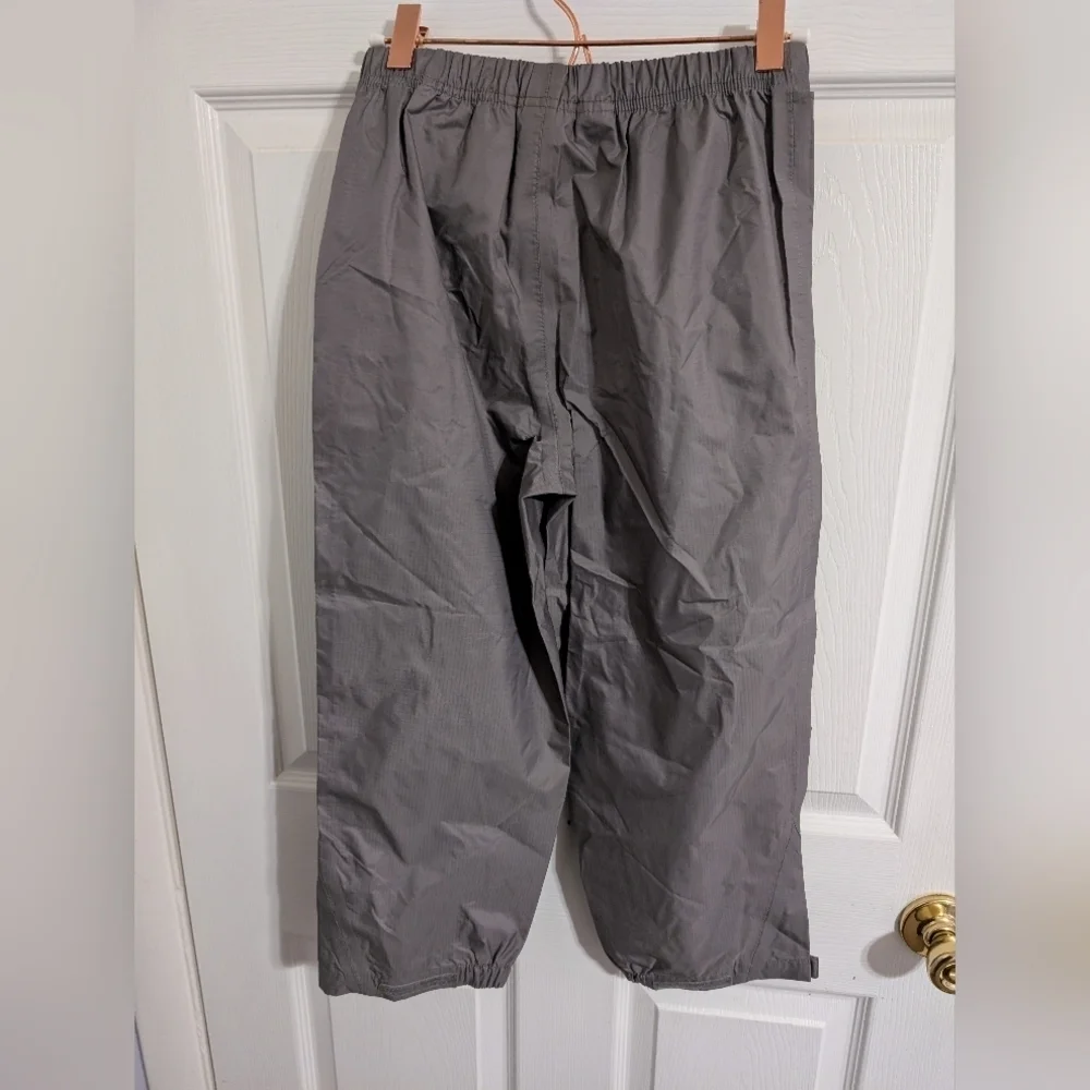 LL Bean Pants Nylon Windbreaker Waterproof Youth Kids Boys Girls Pull On Gray 8